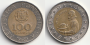 100 Escudos Portugal 1989  Pedro Nunes  Bimetallmünze - Umlaufgeld